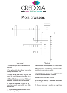 mots croisées immobilier n2