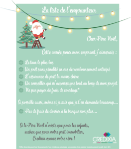 Liste emprunteur pere noel