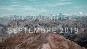 taux credit immobilier septembre 2019