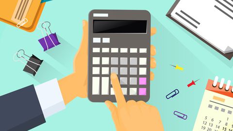 image d'une calculatrice - calculer le taux d'assurance emprunteur